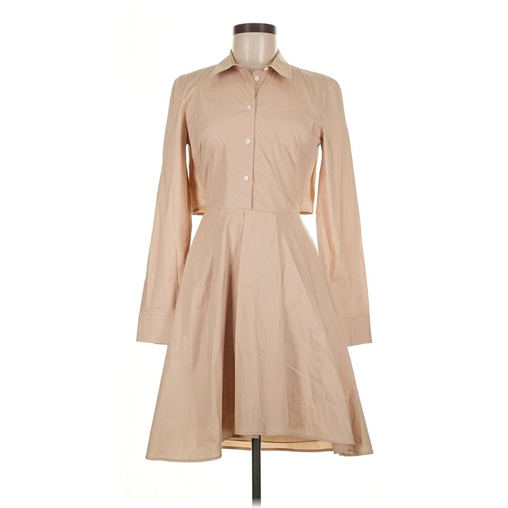 Club Monaco Cotton Cutout Shirt Dress Size 6